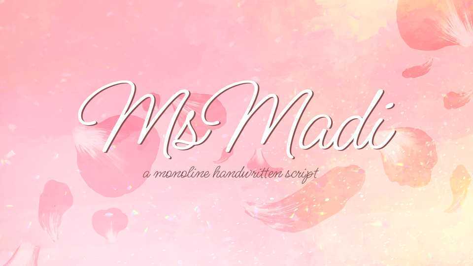 Ms Madi Script Font › Fontesk