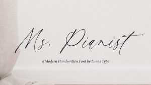 Ms. Pianist Font › Fontesk