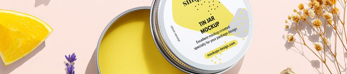 [MSC] Tin jar mockup