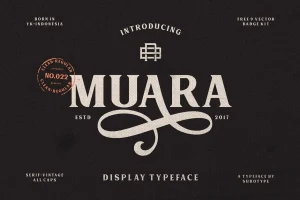 MUARA Typeface