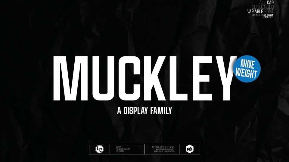 Muckley Font Family › Fontesk