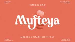 Mufteya Font › Fontesk