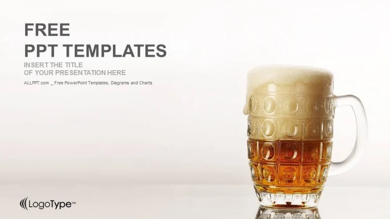 Mug Bear Food-PowerPoint Templates