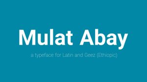 Mulat Abay Font Family › Fontesk