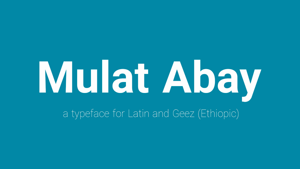 Mulat Abay Font Family › Fontesk