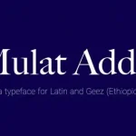 Mulat Addis Sans Serif Font