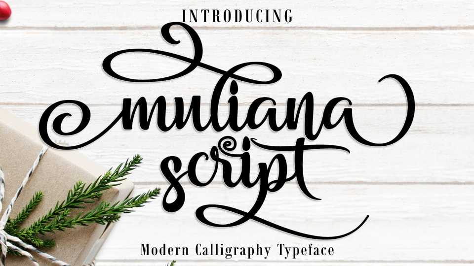 Muliana Script Font › Fontesk