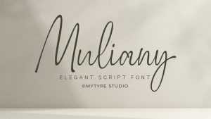 Muliany Font › Fontesk