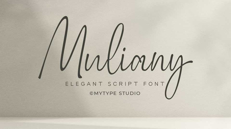 Muliany Font › Fontesk