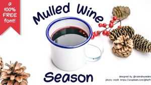Mulled Wine Season Font › Fontesk