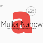 Muller Narrow Font Family - Fonte Grátis Muller Narrow Font Family