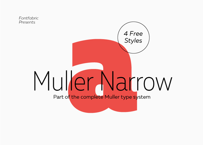 Muller Narrow Font Family