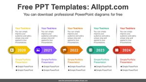 Multicolor Paper Labels PowerPoint Diagram