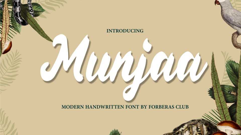 Munjaa Font › Fontesk