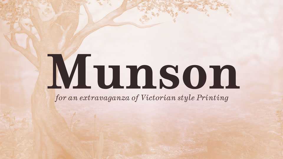 Munson Font Family › Fontesk