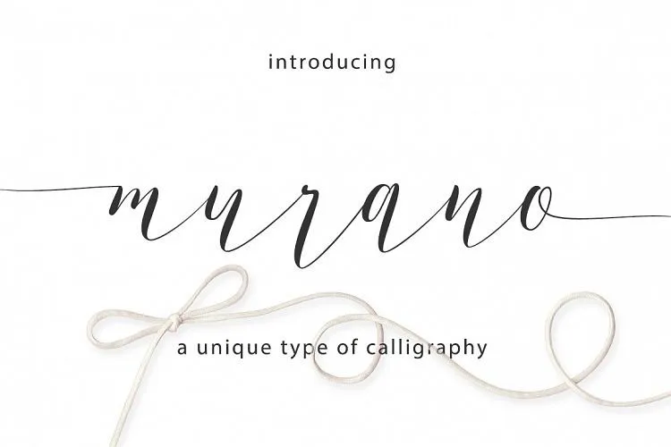 Murano Script Font