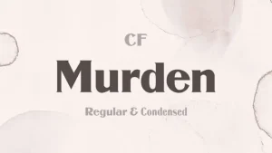 Murden Serif Font