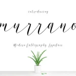Murrano Script Font - Fonte Grátis Murrano Script Font