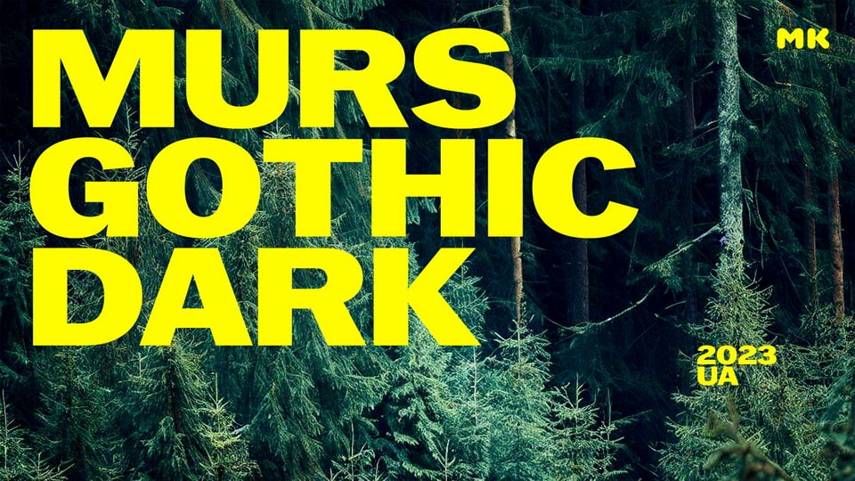 Murs Gothic Wide Dark Font › Fontesk