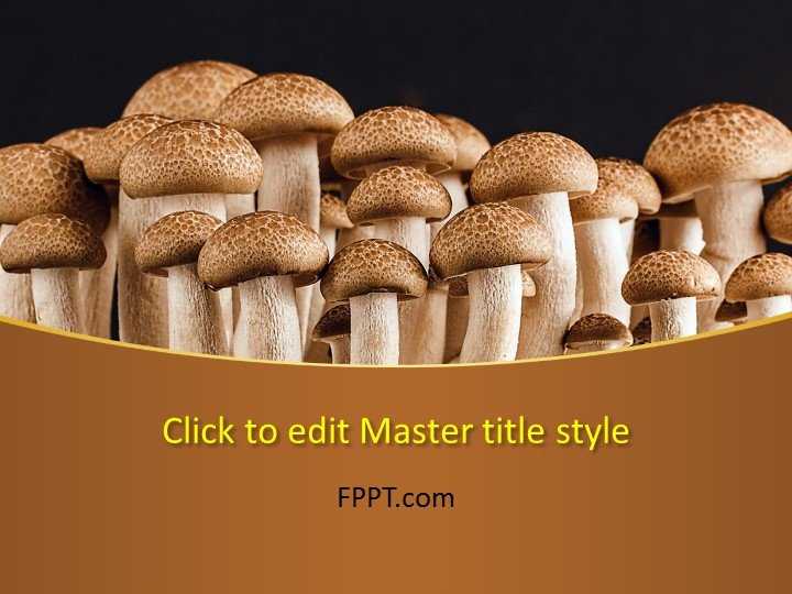 Mushroom PowerPoint Template
