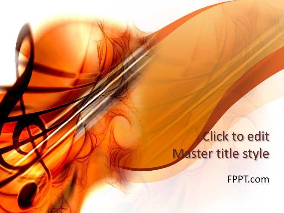 Music Theme PowerPoint Template