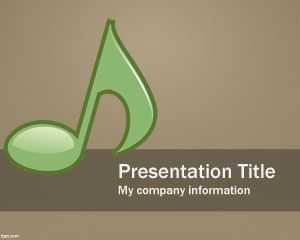 Musical PowerPoint Template