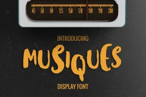 Musiques Brush Font