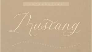 Mustang Script Font › Fontesk