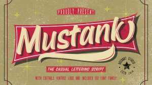 Mustank Script Font › Fontesk