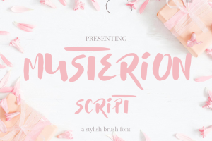 Musterion Brush Font