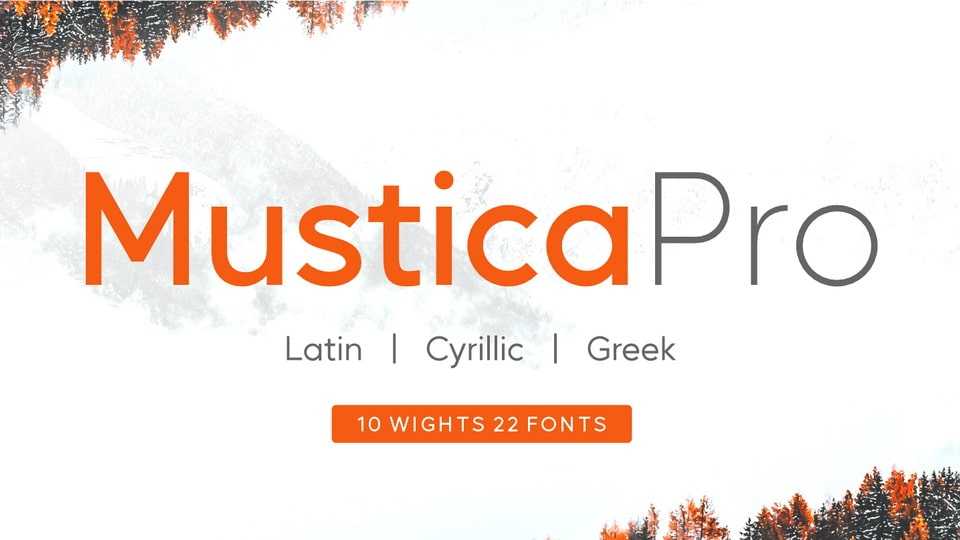 Mustica Pro Font › Fontesk