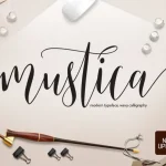 Mustica Script Font