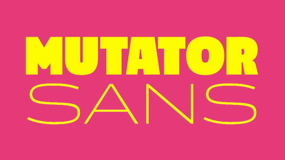 Mutator Sans Font › Fontesk