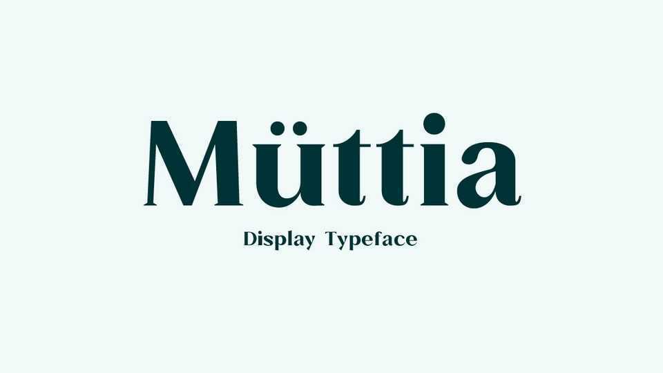 Muttia Font › Fontesk