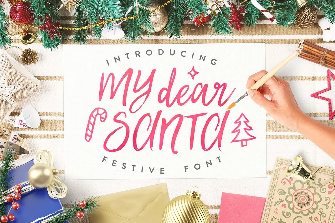 My Dear Santa Script Font