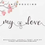 My Love Calligraphy Font