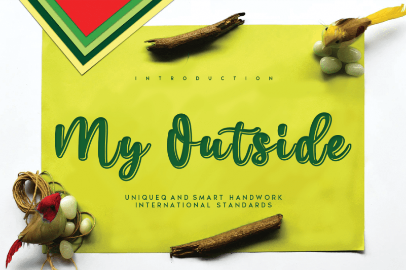 My Outside Script Font