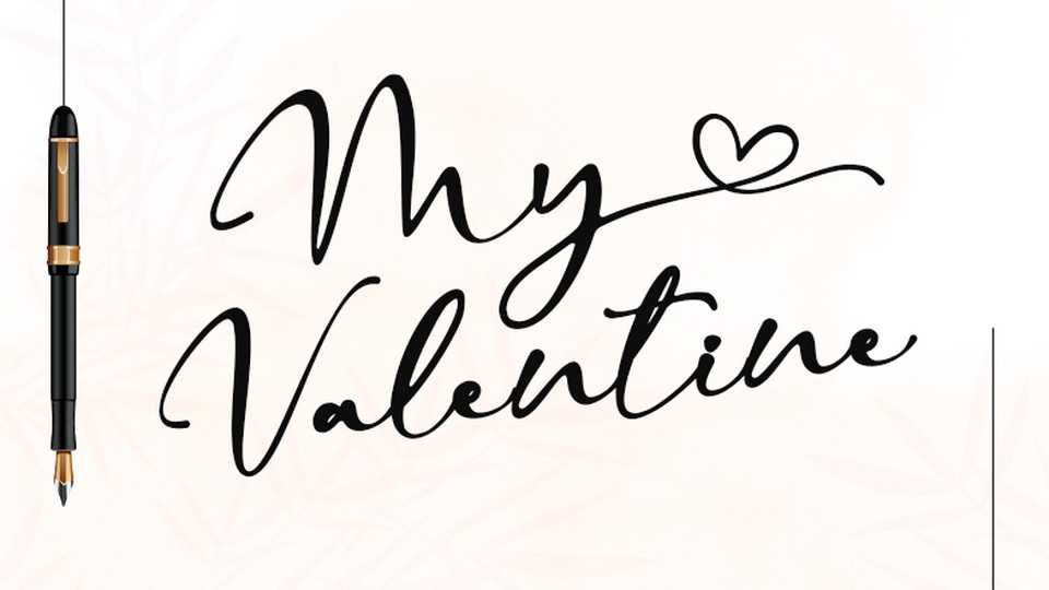 My Valentine Script Font › Fontesk