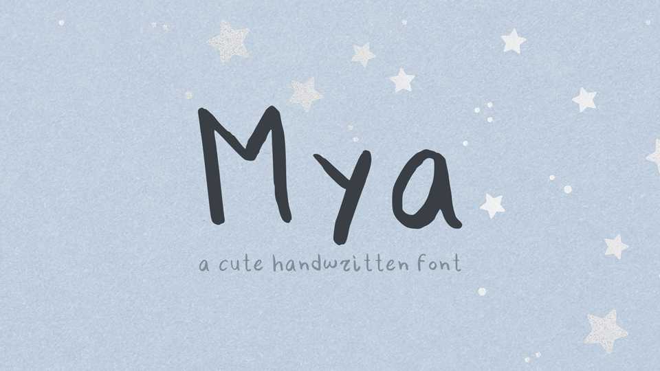 Mya Font › Fontesk