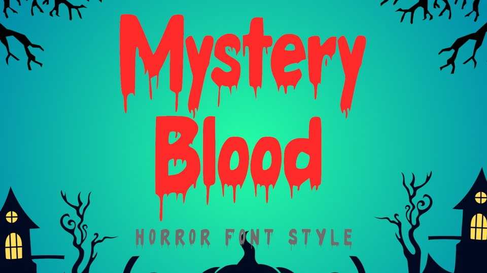 Mystery Blood Font › Fontesk