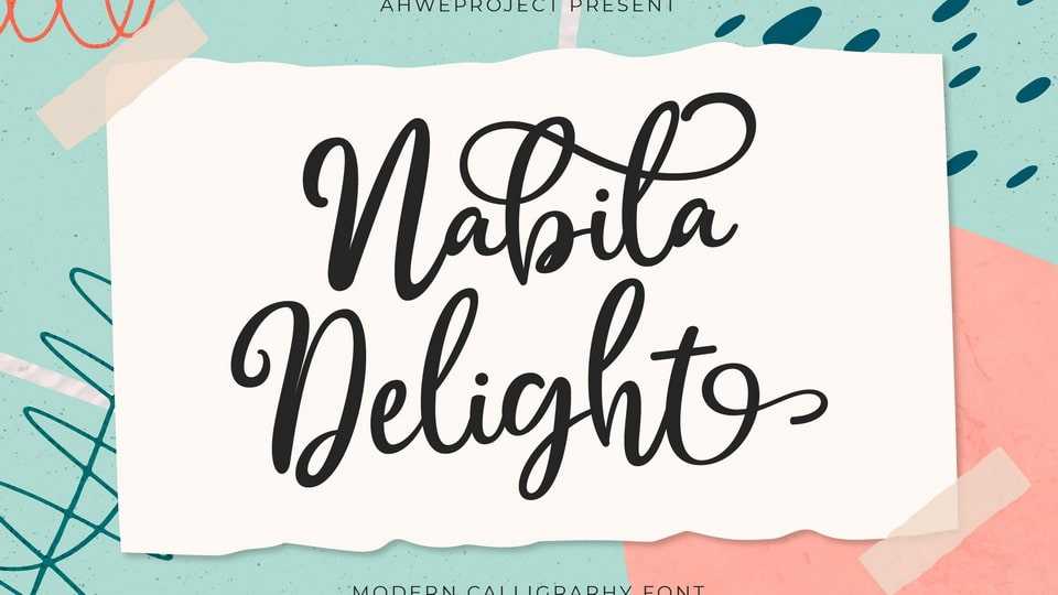 Nabila Delight Font › Fontesk