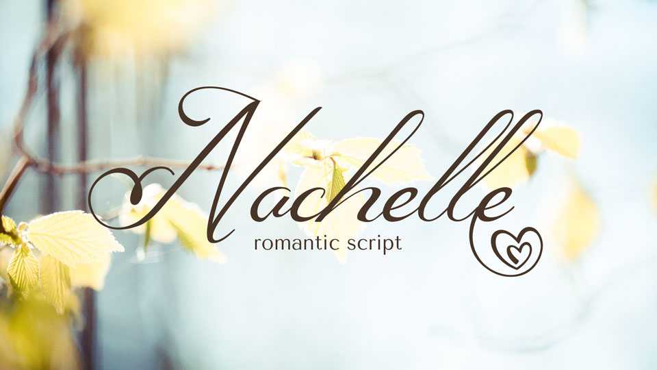 Nachelle Script Font › Fontesk