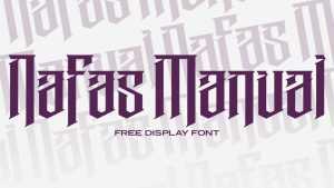 Nafas Manual Font › Fontesk