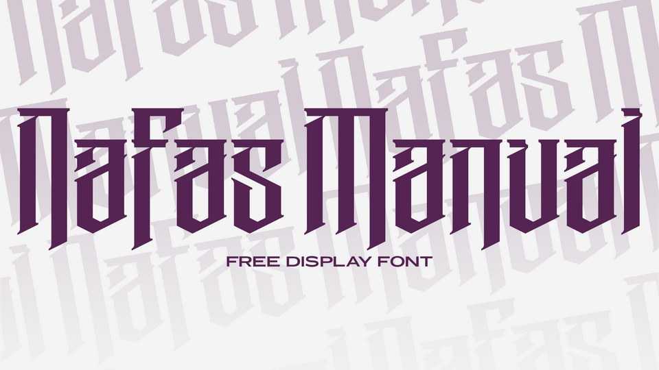 Nafas Manual Font › Fontesk