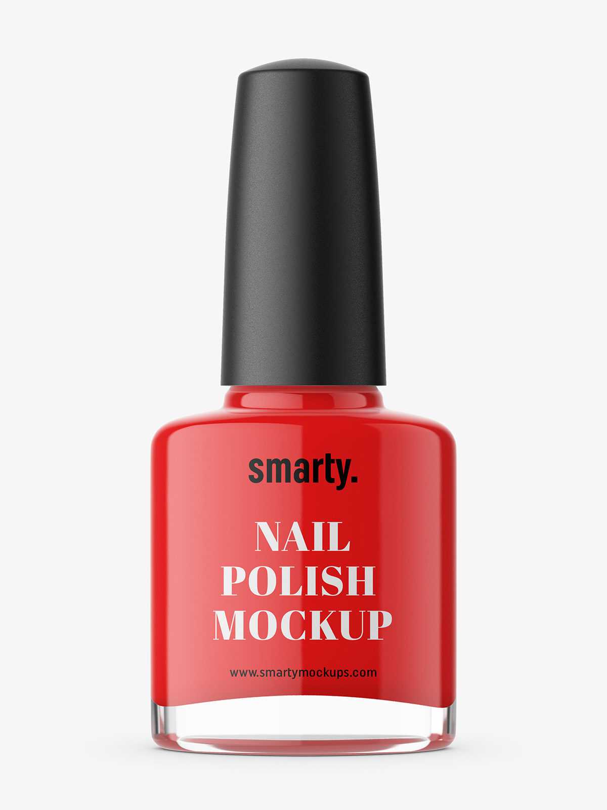 Nail polish bottle mockup