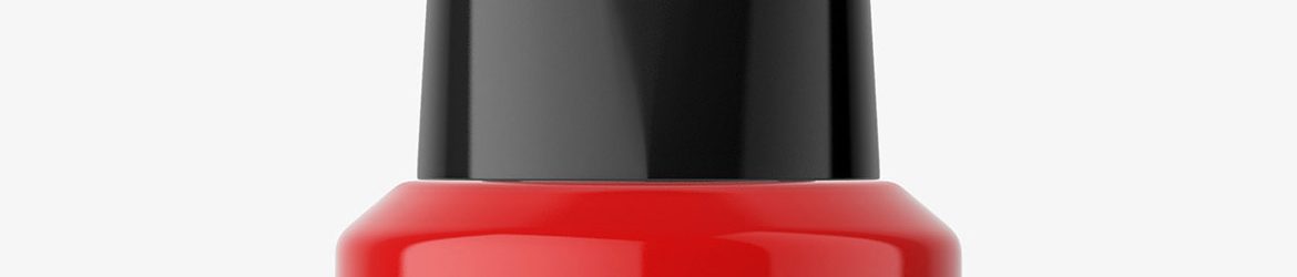 Nail polish bottle mockup