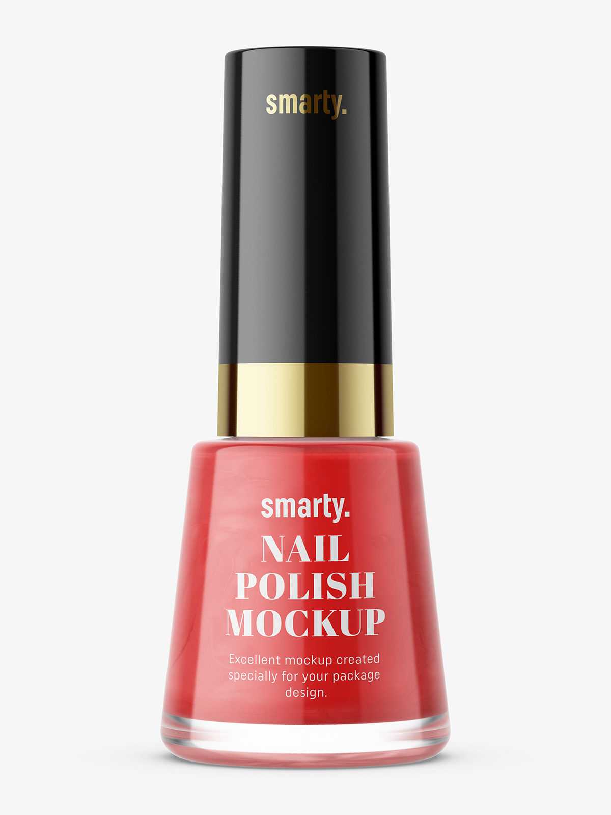 Nail polish bottle mockup
