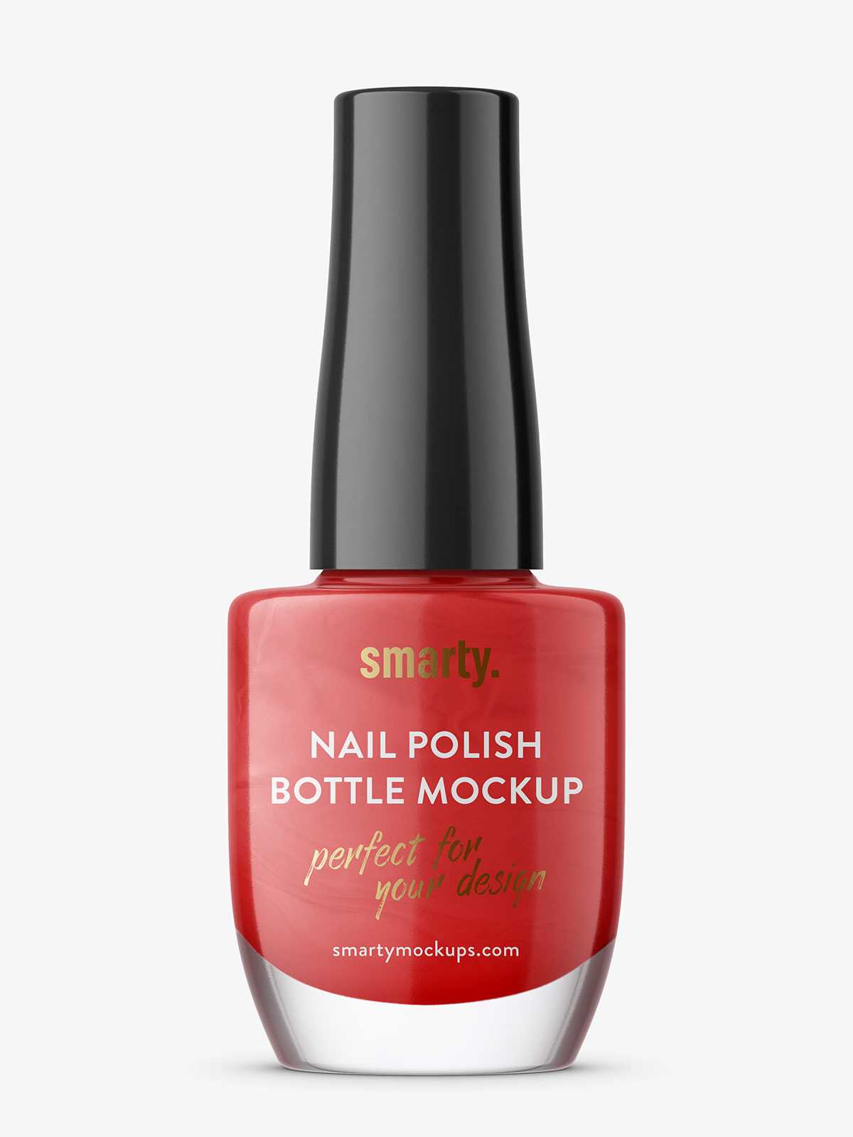 Nail polish bottle mockup