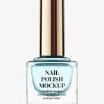 Nail polish bottle mockup