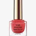 Nail polish bottle mockup